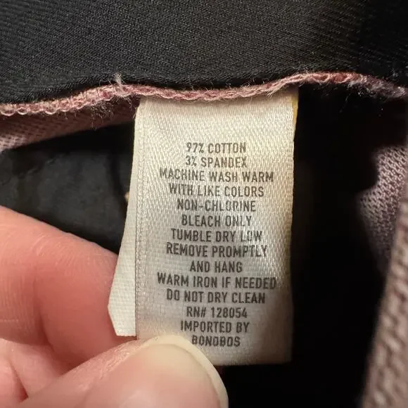 Bonobos Mens 31x32 Weekday Warrior Dress Pants Cotton Blue Monday Slim Taper Fit - Picture 6 of 9